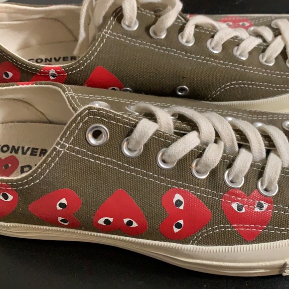 Comme Des Garçons Converse Sneakers NEW - Picture 2 of 4